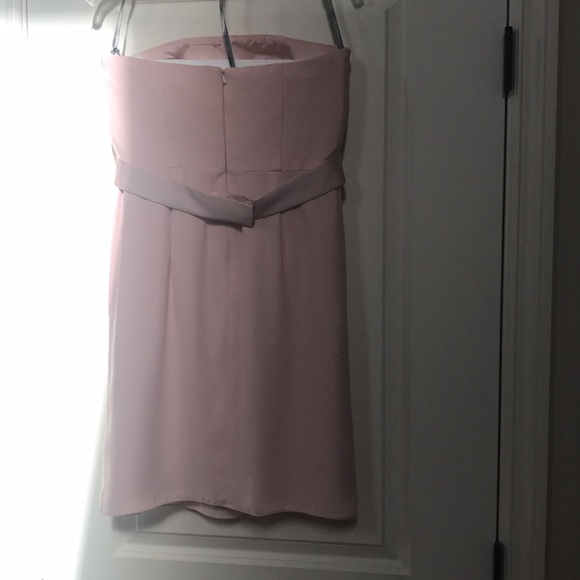 NWT Vera Wang strapless Tulip skirt with sash style vw360166 Blush Sz 8 (sku A) - Picture 5 of 10